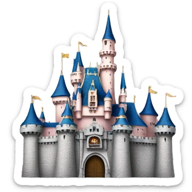 Disney castle sticker