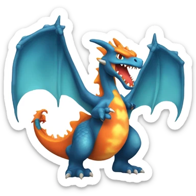 Charizard pokemon emoji sticker