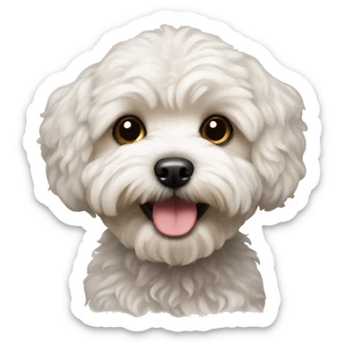 Maltipoo dog sticker