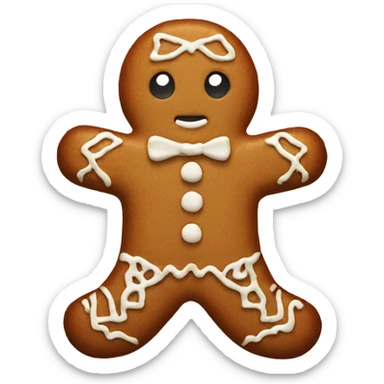 Gingerbread sticker