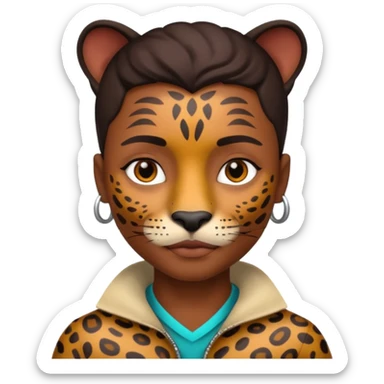 jaguar human sticker