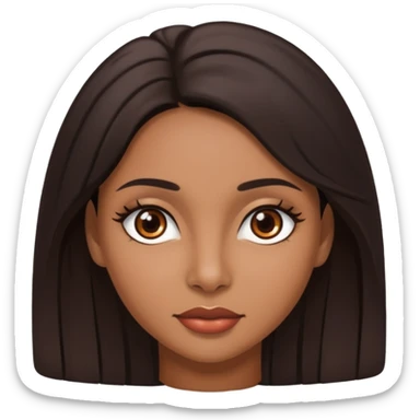 Morena parda sticker