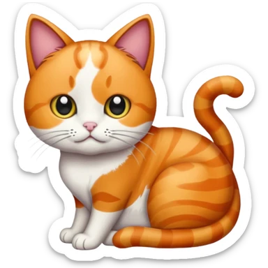 Calico cat wlh is drawing sticker