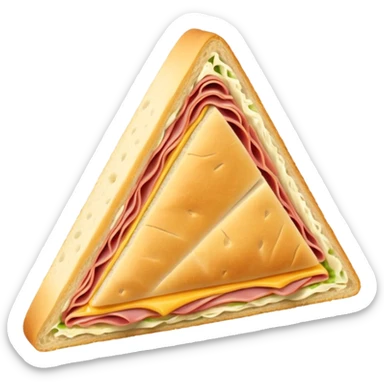 triangle sandwich sticker