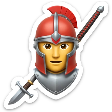 Emoji de iPhone de gladiador (a) sticker