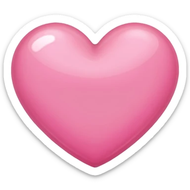 pink heart sticker