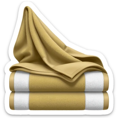 Khaki towel  sticker