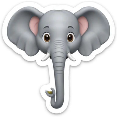 Elephant 3d Full hd Pixar Style sticker