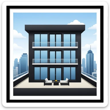 modern penthouse sticker