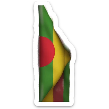 Kurdish flag with super silk feeling and and high mountains sticker