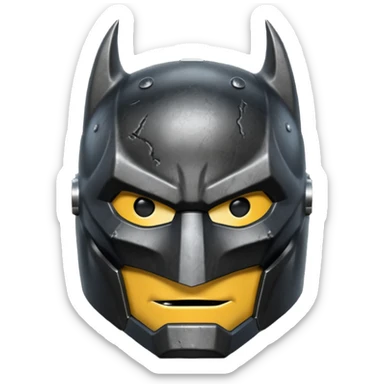 Dark Knight helmet sticker