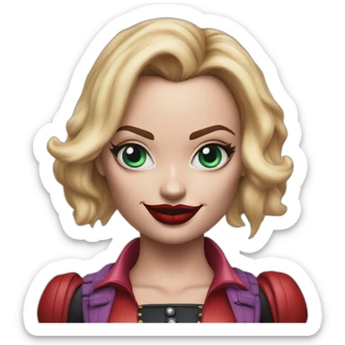 Margot Robbie Harley quinn sticker