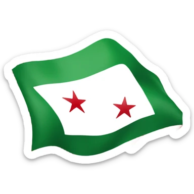 new syria flag sticker