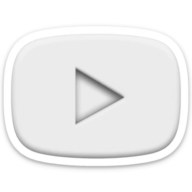 White youtube sticker