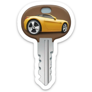 car keys sticker