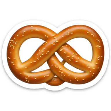 pretzel sticker