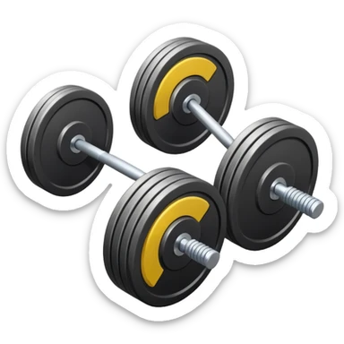 Barbell sticker