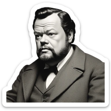 orson-welles-french-wine-commercial sticker