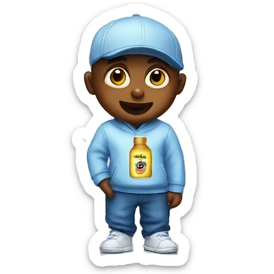 diddy baby oil sticker