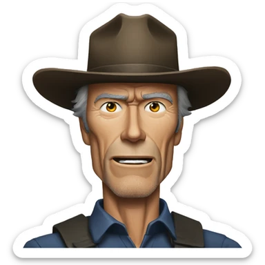 Clint Eastwood sticker