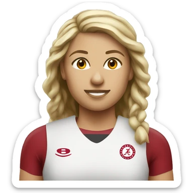 female alabama rower sticker