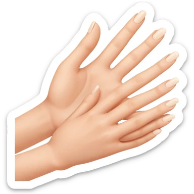 baby hand and mum hand sticker