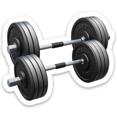 Barbell sticker