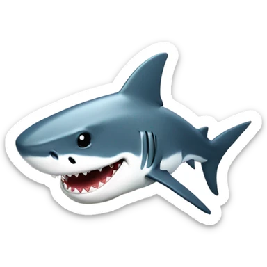 shark with top hat and money signs with the year fy25 sticker