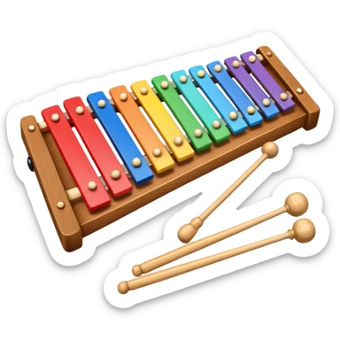 Xylophone sticker
