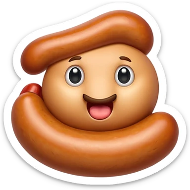 Furious sausage sticker