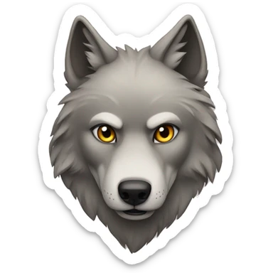 Wolf sticker