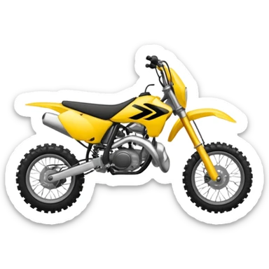 Dirt bike two stroke sticker
