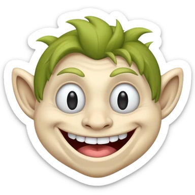 Troll face sticker