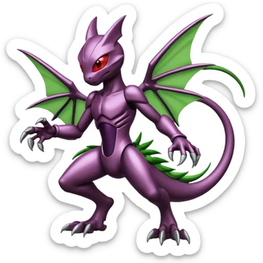Scizor-Mewtwo-Scyther-Darkrai-Fusion sticker