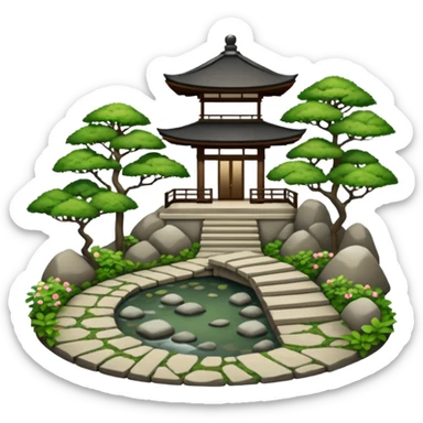 Japanese Garden Hotel sticker