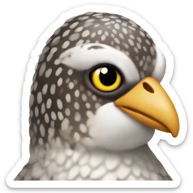 Creat a quail bird emoji sticker