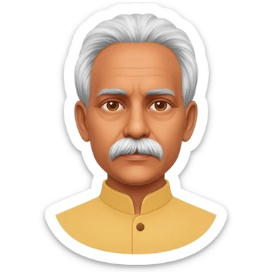 Robindro nath tagore sticker