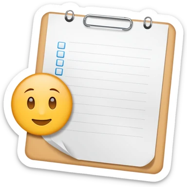 test completion sheet sticker