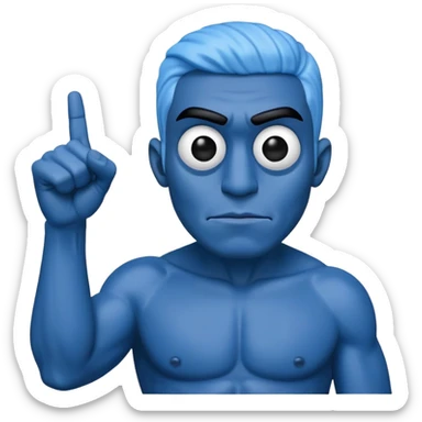 The muppet show’s Gonzo doing the black power raised fist sign sticker