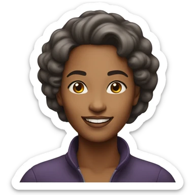 the woman has become younger sticker