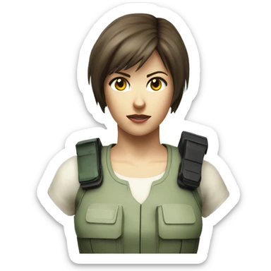 Rebecca Chambers from Resident Evil sticker