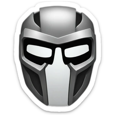 mf doom’s mask sticker