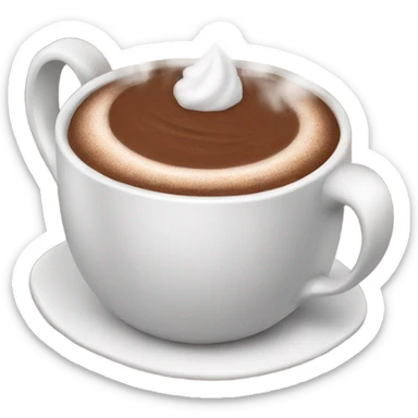 Hot cocoa sticker