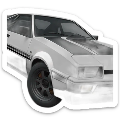 AE86 trueno initial D sticker