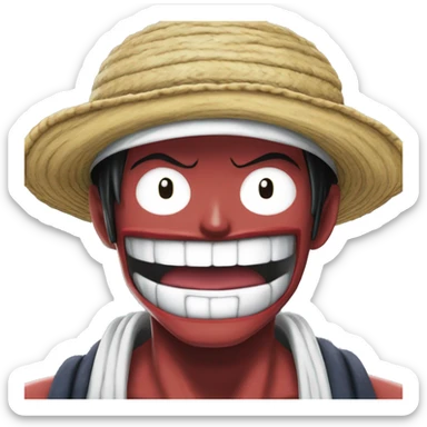 Luffy Gear 5 in one piece sticker