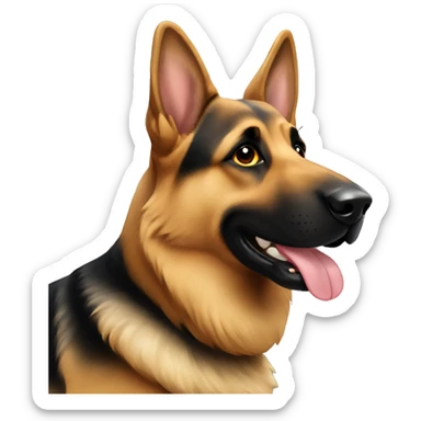 German shepherd sticker