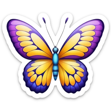 butterfly sticker