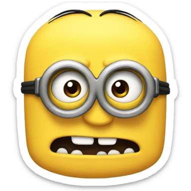 Mega minion sticker