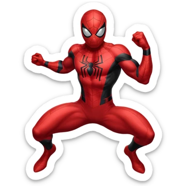 Spiderman Kaine Parker Clone Scarlet Spiderman emoji sticker