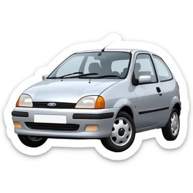 1998 Ford Fiesta LX Zetec 1.2 Front.jpg sticker